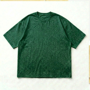 Camiseta de Hombre de Lujo, Estilo Retro, Teñido Personalizado, Lavado Mineral, 100% Algodón, Tejido Grueso, Corte Holgado, Transpirable - Product Image 5
