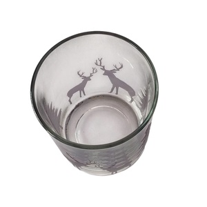 Wholesale Supply Glass Candle <b>Jar</b> for Indoor Home Decoration Elegant <b>Decorative</b> Candle Holder for Living Room Bedroom Dining - Product Image 1