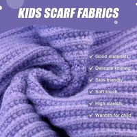 Écharpe tricotée unisexe de qualité export - Cache-cou d'hiver mondial - Écharpe durable en tricot côtelé doux avec logo personnalisé