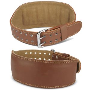 Ceintures de musculation en cuir de vachette personnalisées avec logo, robustes, pour la musculation, la force athlétique, la gym, unisexes, vente en gros, support professionnel - Product Image 1