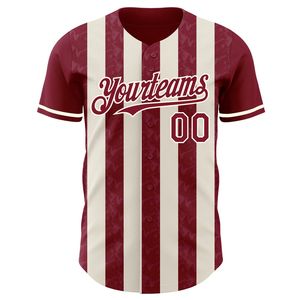 OEM Sublimation Baseball Jersey 100% Polyester Short Sleeve Breathable Full Button Custom <b>Name</b> Number Supplier - Product Image 6