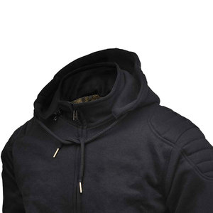 Sweat à capuche en coton épais 330 GSM 100 % coton pour homme, coupe décontractée, logo personnalisé, streetwear, pull vierge de haute qualité - Product Image 3