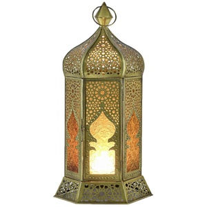 Portavelas Marroquí de Metal Lujoso Hecho a Mano para Decoración de Mesa en Ramadán 2026 - Product Image 6