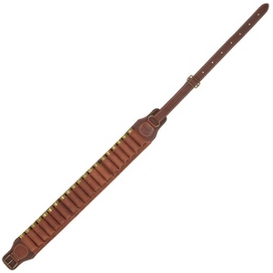 Cinturón de cuero para cartuchos de caza calibre 12, cinturón de cuero para tiro de la mejor calidad, cinturón de cuero para cartuchos de caza. - Product Image 4