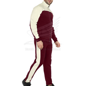 Survêtement d'hiver pour homme en coton 100% uni, style décontracté, avec logo personnalisé, fermeture éclair, finition lisse, taille parfaite - Product Image 3