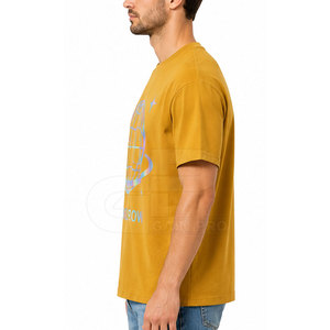 Camiseta de Algodón con Estampado Reflectante Gráfico para Hombre, Camiseta Oversize de Estilo Urbano, Tela Suave, Ropa Casual Elegante para Cada Temporada - Product Image 5