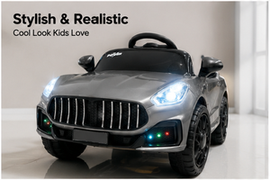Coche Eléctrico Montable de Juguete Unisex para Niños de 3 a 12 Años con Batería Recargable Efectos de Luz y Música Ruedas Pequeñas de Plástico para Niños y Niñas - Product Image 3