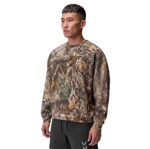 Sudadera Moderna con Estampado de Jungla para Hombre, Cuello Redondo, Tejido de Punto, Transpirable, Ecológica, Ropa Casual de Otoño - Product Image 1