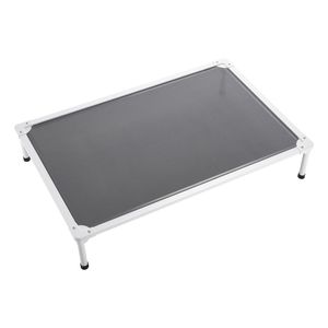Lit pour chien en aluminium pour grands chiens, portable, XL, en maille textilène avec housse lavable - Product Image 1