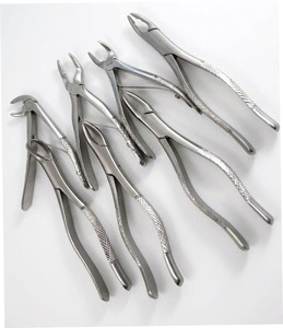 Ensemble de 7 forceps d'extraction dentaire en acier inoxydable allemand, instrument d'extraction dentaire pédiatrique pour la chirurgie dentaire - Product Image 4
