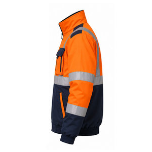 Chaqueta de Trabajo de Seguridad Reflectante Impermeable para Hombre, de Alta Visibilidad, para Construcción, Resistente al Viento - Product Image 4