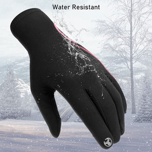 New Winter Running <b>Gloves</b> Unisex Polyester Inner <b>Warm</b> Lined Waterproof Touchscreen Compatible Full Finger for Hiking Sports - Product Image 5
