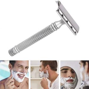 Maquinillas de Afeitar de Seguridad Profesionales de Acero Inoxidable para Hombre, Reutilizables, Manuales, con Acabado Espejo, para el Cuidado Diario - Product Image 3