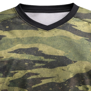 Maillot de paintball personnalisé à manches longues en tissu extensible, séchage rapide, respirant, vêtements de sport d'équipe - Product Image 5