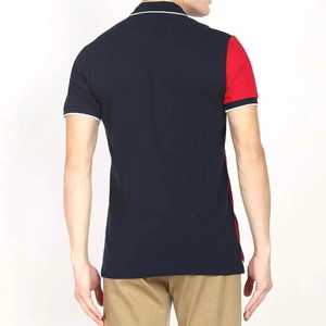 เสื้อโปโลผู้ชายลายทางหลายเส้น รุ่นใหม่ล่าสุด ดีไซน์ทันสมัย เหมาะสำหรับใส่ไปเที่ยวข้างนอกและกับกางเกงยีนส์ พร้อมปกเสื้อและซิป ดีไซน์สั่งทำได้ - Product Image 6