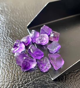 Natural <b>Raw</b> Amethyst <b>Crystals</b> Unpolished Purple Gemstones For Healing Jewelry Making High Quality Rough Stone - Product Image 4