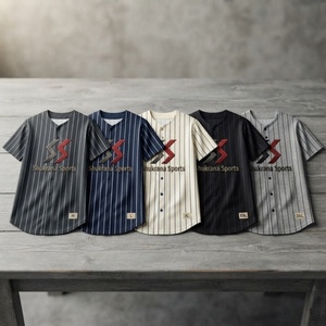 Camiseta de Béisbol Sublimada Personalizada al por Mayor para Hombre, Uniforme de Softbol Bordado para Jóvenes - Product Image 2