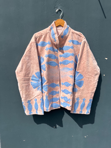 Handcrafted Velvet <b>Jacket</b> with Premium Kashmiri Aari Embroidery Premium-Quality Ultra-Soft Velvet Fabric <b>Jacket</b> - Product Image 1
