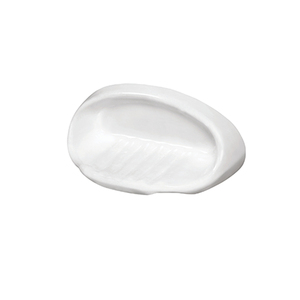 Porte-savons en céramique blanche de qualité supérieure, design personnalisé, largement utilisés pour les salles de bain à domicile et dans les hôtels, à prix bas - Product Image 1