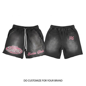 ZAIN Men's Embroidered <b>Board</b> <b>Shorts</b> Quick Dry Drawstring Casual Swim Club Logo Design Mid Waist <b>Short</b> <b>Shorts</b> - Product Image 1