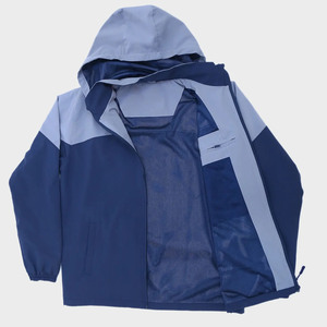 Custom Waterproof Canvas Stand Collar Cotton <b>Jacket</b> <b>Men</b> <b>Reflective</b> Piping Vintage Zip up Lightweight Unisex Windbreaker - Product Image 1