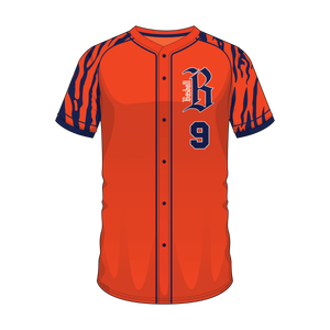 Camiseta de Béisbol para Hombre, 100% Poliéster, Diseño Personalizado, Cuello Redondo, Corte Automatizado, Patrón 3D, Logotipo y Número Personalizados - Product Image 6