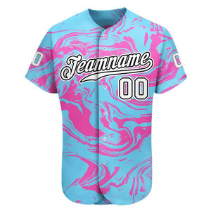 Nueva Camiseta de Béisbol Sublimada Estampada, la Más Vendida, para Hombre, 100% Poliéster, Manga Corta, Transpirable - Product Image 2
