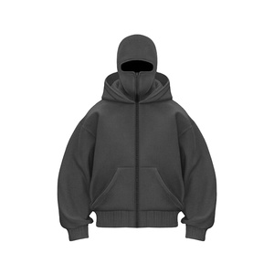 เสื้อมีฮู้ดแบบรูดซิปสำหรับผู้ชายเสื้อแจ็คเก็ตมีฮู้ดแนวสตรีท Winter2026กลางแจ้งโลโก้ตามสั่งล่าสุด - Product Image 3