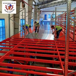 <b>Steel</b> Mezzanine Floor <b>Racking</b> with Multi-Level Storage Solution Powder Coated for Maximizing Warehouse Space Efficiency - Product Image 4