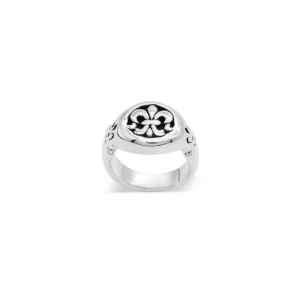 Bague signet Fleur-de-Lis - Product Image 1