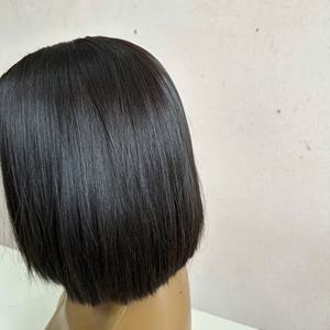 Peluca de cabello humano vietnamita Bob Remy extensiones de cabello hueso trama recta máquina de piel doble paquetes de belleza para estilo de mujer - Product Image 4