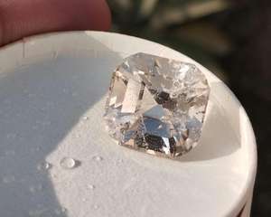Natural Light Brown IGI Certified Cushion Cut Morganite Gemstone High Quality Nickel-Free Loose Stone for Daily Wear Ring - Product Image 6