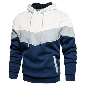 Sweat-shirt à col rond pour homme, coupe classique, tissu polaire, 100% coton, vêtements décontractés d'hiver, blanc, gris, bleu, écologique, respirant - Product Image 2