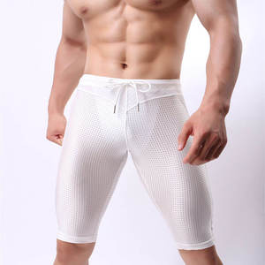 Vêtements de sport pour hommes, shorts de compression personnalisés pour la course à pied, 100% coton, anti-rides, séchage rapide, respirant - Product Image 1