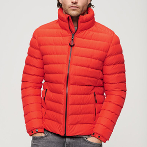 Fashionable Puffer Down <b>Jackets</b> for <b>Men</b> Women Customizable Embroidered Logos Breathable Fleece Fabric Stand Collar Bulk Orders - Product Image 1