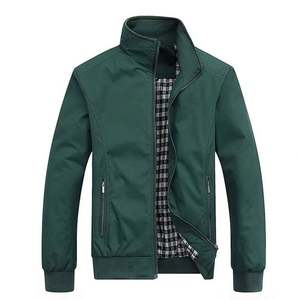 Custom Satin Stand Collar Varsity Bomber <b>Jacket</b> <b>Men</b> Logo OEM ODM Breathable Windproof <b>Thin</b> Casual Streetwear Baseball Supplier - Product Image 1