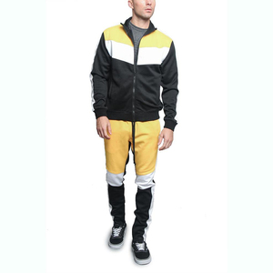 Men's Hooded Casual Tracksuits-Polyester/Cotton <b>Blend</b> Quick Dry & Breathable Sports Wear - Product Image 1