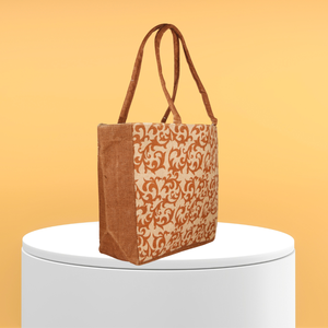 Elegante Bolsa de Compras de Fibra de Yute Verde, Bolsa de Transporte Ecológica de Fibra Natural para Compras con Estilo - Product Image 5