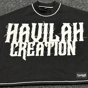 340 Gsm 100% Cotton Heavy Weight Short Sleeve Screen Printing O Neck Custom Oversized <b>Tshirts</b> for Men - Product Image 2