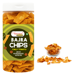 Chips de millet Bajra saveur tomate piquante, collation saine sans gluten, chips de millet croustillantes, goût épicé, collation de qualité supérieure, approvisionnement en vrac - Product Image 4