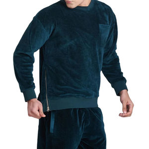 Ensemble de survêtement unisexe en velours de haute qualité, deux pièces, sweat à capuche et pantalon de jogging, doux, confortable, décontracté, respirant, pour tous les jours - Product Image 5