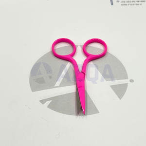 Tijeras de Bordado de Acero Inoxidable con Recubrimiento Rosa, Hojas Dentadas Afiladas y Estuche de Cuero PU para Manualidades de Costura - Product Image 5