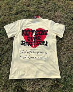 Camiseta gráfica – Camiseta unisex de algodón extragrande estilo urbano, personalizada con estampado, informal de verano, con serigrafía y bordado - Product Image 5
