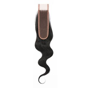 Cierre de encaje transparente de 24 pulgadas 2x6, cabello indio virgen ondulado natural negro, cierre de una sola capa - Product Image 3