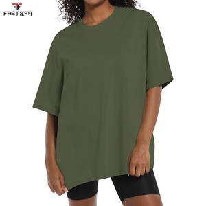 Camiseta de Verano para Mujer, Cómoda, Elegante, Corte Regular, Manga Larga, Diseño Sólido Informal, Tallas Grandes, Ecológica, 100% - Product Image 5