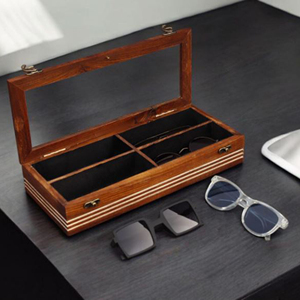 Caja de Madera de Lujo para Relojes, Estuche de Exhibición para Hombres y Mujeres, Organizador de Almacenamiento de Relojes de Madera Premium con Tapa de Vidrio de AYAANS - Product Image 2