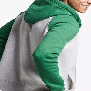 Sudadera con capucha térmica de 220 gramos, de 2 piezas con cremallera, a la moda, cortavientos, de talla grande, estilo vintage lavado, que absorbe la humedad, al por mayor - Product Image 3