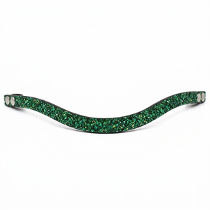 Diadema de alta calidad con cristales termoadhesivos brillantes para caballos con logo, productos ecuestres, diadema para brida. - Product Image 5