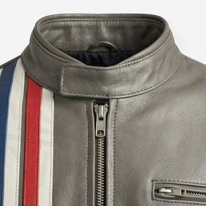 แจ็คเก็ตหนังแท้ ไซส์ใหญ่ ยูนิเซ็กซ์ หนังแกะแท้ หนังเทียม รุ่นใหม่ล่าสุด ดีไซน์ทันสมัย รับทำโลโก้ตามสั่ง สีตามสั่ง - Product Image 4