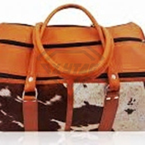 Bolsa de Viaje de Cuero Genuino, Estilo Weekender, Gran Capacidad, Diseño Vintage, para Fin de Semana o Viajes Cortos, Venta al Por Mayor de Fábrica - Product Image 4